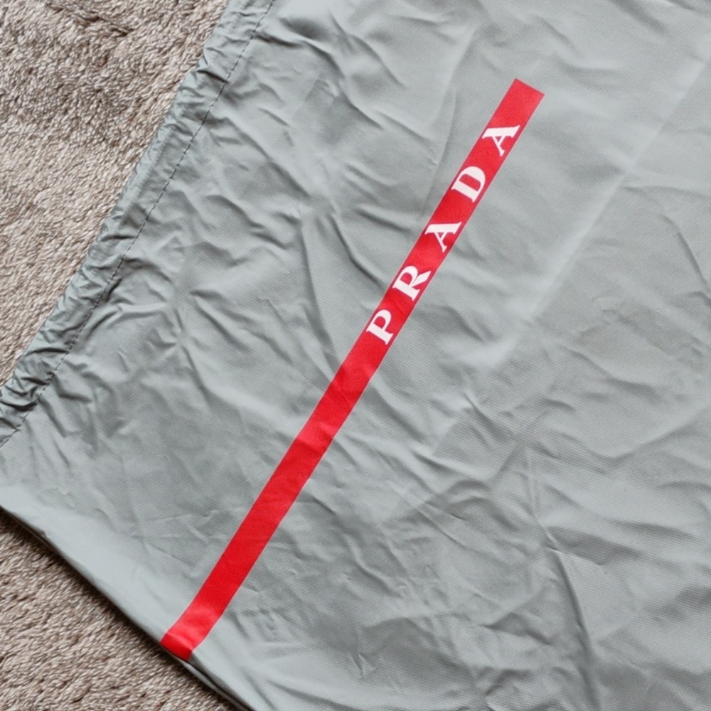 Prada Vinyl Shoe Bag Drawstring - Picture 2 of 6